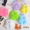 Lindo llavero de peluche tonto colgante estilo ins adorno para bolso muñeca de dibujos animados coreana regalo de mano