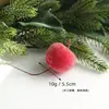 Guirnalda Decorativa de Navidad, Guirnalda de Bolas de Navidad con Bayas y Agujas de Pino Simuladas, Colgante de Puerta, Estufa, Pared para Fiestas en Casa