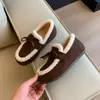 Zapatos Birkenstock con Suela Gruesa, Aumento de Altura Interior, Forro de Felpa, Nuevos Zapatos de Algodón Cálidos de Invierno para Mujer, Zapatos Peludos, Botas de Nieve Antideslizantes