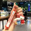 Llavero Doble de Felpa Sanrio Kuromi My Melody Colgante para Bolso Máquina de Garra Linda Pareja Pequeño Regalo
