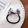 Faixa de Cabelo Versátil com Laço Retro Corda de Cabelo Bola de Joia Elástico para Rabo de Cavalo Alto Clipe Jacaré de Ácido Acético Acessórios de Cabelo Adorno de Cabeça