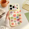 Funda Creativa para iPhone con Temática de Tomate de Colores para Apple 16/14 Pro, Estilo de Gama Alta de Nicho 17 Pro Max
