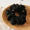 Nueva Estrella Gasa Anillo de Intestino Grueso Adorno para la Cabeza ins para Mujer Versátil Dulce Anillo para el Cabello en Disco Anillo para el Cabello Coreano de Tres Estados Venta al por Mayor