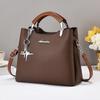 2024 Moda Nova Bolsa Mãe de Meia Idade Bolsa de Alta Qualidade All-match Bolsa de Ombro de Grande Capacidade Bolsa Crossbody
