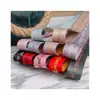 Cinta de poliéster y algodón de doble cara bicolor con letras inglesas importada de Corea del Sur, accesorios para el cabello, lazos DIY, sombreros, ropa, accesorios de embalaje