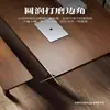 Escritorio Grande Largo de Madera Maciza, Mesa Doble de Estudio y Lectura, Escritorio de Oficina Simple para Computadora, Mesa de Conferencias, Mesa de Trabajo, Mesa Grande de Tablero de Madera Maciza