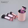 Set de 10 Mini Brochas de Maquillaje Personalizadas con Mango de Cristal, Brocha Portátil de Viaje para Polvo, Brocha para Contorno y Sombra de Ojos, Herramienta de Belleza