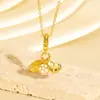 Colar Cruzado Novo Estilo Luxo Leve Esmalte Gota Diamante Cravejado Coração Futebol Flor Nicho Alto Padrão Versátil Corrente para Suéter DIY