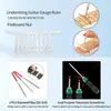 Set de Accesorios para Pulir y Medir Guitarras 25 en 1 Adecuado para Guitarra, Ukelele, Banjo y Bajo