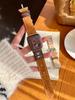 Correa de Cuero de Ante para Cachorro de Béisbol Adecuada para Apple Iwatch11 Generación 10/987Ultrase