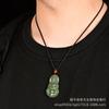 Colgante de Jade Afgano Natural Guanyin Jade Colgante de Jade Buda Masculino Colgante de Buda Maitreya Femenino Productos Genuinos Jade Natural Buda de Jabón