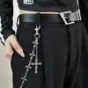 Estilo Punk Hip-Hop Corrente de Estrelas Pentagrama Corrente Decorativa de Cintura Corrente de Calça Acessórios Corrente de Calça Hip-Hop Tendência