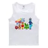 Colete de Verão Infantil 2026 Estilo Coreano Algodão Casual Camiseta Interna Absorvente de Suor Roupa Externa Esportiva Moletom Sem Manga para Meninos
