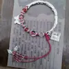 Novo Estilo Chinês Pulseira Raposa de Gelo Verde Pulseira de Contas Borboleta Doce Retrô Moda Ins Simples Versátil