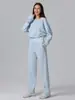 Sudadera de Modal Lavada a la Arena Softstreme Cuello Redondo Manga Larga Holgada Casual para Correr Deportes Yoga
