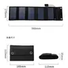 Fuente de Alimentación Móvil para Exteriores Panel de Carga Solar Batería de Coche 12V Power Bank de Carga Rápida Portátil Plegable Generador de Energía
