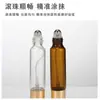 Botella de Perfume de Vidrio Transparente de 10 ml Personalizada Botella con Atomizador de Presión Botella Cosmética Portátil con Bolita Roll-on Botella Vacía Venta al por Mayor