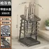Soporte para cuchillos de cocina para el hogar Estante de almacenamiento Bloque de cuchillos con drenaje multifuncional Estante organizador de almacenamiento para cuchillos de cocina, tijeras, cubiertos