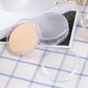 Caja de almacenamiento para borlas de polvo caja redonda para joyas caja transparente de protección ambiental embalaje para accesorios de borlas de polvo maquillaje belleza caja vacía venta al por mayor