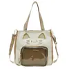 Bolsa de Tutoría para Estudiantes Transfronteriza Estilo Japonés Gato Lindo Bolso de Hombro Bolsa Ita de Anime Bolsa para Uniforme Jk Bolso Cruzado para Viajero