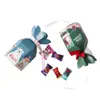 Tema Navideño Caja de Dulces Creativa Forma Linda Decoración con Cinta Empaque de Dulces Navideños Regalo Festivo
