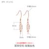 925 prata esterlina diy estilo nacional brincos elegantes brincos vazios mão incrustada cera de abelha âmbar hetian jade brincos brincos de prata