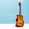Fábrica de guitarras al por mayor, guitarra acústica de tilo de 38 y 41 pulgadas, guitarra para principiantes, práctica para principiantes, guitarra de madera de piano.