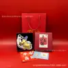 2026 Nuevo Modelo Oro Puro 999 Llavero "Hazte Rico al Instante" Decoración para Bolso de Teléfono Colgante Regalo para Amigos Souvenir