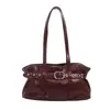 Bolso Tote de Gran Capacidad Estilo Retro para Mujer 2026 Nuevo Estilo Moda Versátil Bolso de Hombro Transfronterizo de Moda Bolso Cruzado