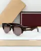 Jmm Rollingsun Moda Europea y Americana Nueva Lujo Gafas de Sol con Montura Redonda Turquesa Anti-UV Gafas de Sol de Moda