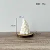 Velas Perfumadas de Árbol de Navidad, Decoración de Atmósfera Festiva, Regalos Navideños, Velas de Forma de Árbol de Navidad Variadas Vela