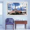 Mezquita comercio exterior más vendido efecto creativo 3D pegatinas de ventana falsa decoración pared sala de estar dormitorio