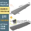 Alfombrilla escurridora extendida de bordes estrechos para fregaderos de cocina, con diseño inclinado para el drenaje del agua, a prueba de salpicaduras y material de silicona para el almacenamiento