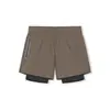 Amazon Transfronteiriço Calças Esportivas de Corrida ao Ar Livre Fitness Masculinas Verão Casuais Shorts de Camada Dupla Secagem Rápida Treinamento Respirável