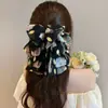 Pinza de Clip con Lazo de Malla y Gypsophila para Bebé, Pasador de Pelo de Gama Alta para Cola de Caballo Baja, Accesorios para el Cabello en la Parte Posterior de la Cabeza