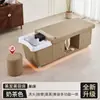 Cama de Lavado de Cabello para Barberías de Exportación Transfronteriza, Cama de Masaje de Belleza con Vapor de Circulación de Agua Integrada con Calentador de Agua