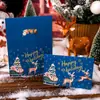 Cartões de Boas Festas, Cartolina Criativa de Natal, Cartões de Agradecimento Transfronteiriços, Cartões de Presente Manuscritos para a Véspera de Natal, Sensação de Alto Nível