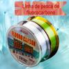 Fábrica de Linha de Pesca Atacado 100m Revestida de Flúor Invisível Alta Resistência Linha Principal e Sub-Linha Linha de Pesca Linha de Nylon
