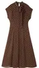 Europa transfronteiriça AliExpress popular ins moda feminina festa sexy renda retalhos vestido simples