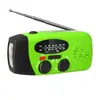 Rádio de Emergência Solar com Manivela Fm/Am/Noaa de Fábrica para Carregamento de Celular, Iluminação e Prevenção de Desastres