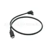 Cable de Datos y Carga PD con Codo en Ángulo Recto USB C-C Tipo C Doblez de 90 Grados Hacia Arriba Cable de Datos