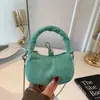 Bolsa Transversal Corrente Estilo Coreano Nicho Feminina 2026 Nova Moda Item Quente Outono Inverno Simples Mini Bolsa de Ombro