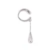 Pendientes de Clip de Moda Irregulares de Nicho Más Vendidos Transfronterizos para Orejas Sin Perforar Estilo Ins Apertura en Forma de C Clips para Hélice de Oreja con Borla Venta al por Mayor