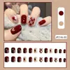 Uñas Postizas para Venta al por Mayor Estilo Impreso Juegos de Uñas Postizas Estilo Coreano Suave Dulce Fresco Múltiples Estilos Arte de Uñas Puntas de Uñas Postizas