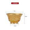 Copo Tigela Cobre Dourado Diamante Copo d'Água Copo de Água Sagrada Lâmpada de Buda Tantra Xizang Bajixiang Tigela Zhai