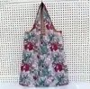 Bolsa de Ombro Casual Fashion para Viagem de Menina, Sacola de Compras de Supermercado Portátil de Nylon para Venda por Atacado