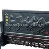 Adorno de Imagen de Ocho Caballos de Jade Negro Taishan para el Éxito, Estilo Chino Regalo de Jade de Alta Gama para Sala de Estar, Vestíbulo, Divisor de Pantalla, Oficina
