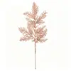 Rama B con Purpurina 27cm Decoración Navideña Rama Artificial de Aguja de Pino con Hoja de Oro Hoja de Pino Ciprés Purpurina Dorada Rama de Árbol de Navidad