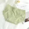Calcinhas de Renda para Meninas, Cintura Média, Sem Costura, Respiráveis, Forro 100% Algodão, Finas, Sexy, Confortáveis