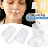 Dilatador de clip nasal para dormir por la noche, previene la apertura de la boca y los ronquidos, clip nasal en forma de U dispositivo físico para cerrar la boca anti-ronquidos, en caja